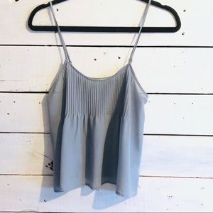 Kimichi Blue spaghetti strap cropped tank sz Sm